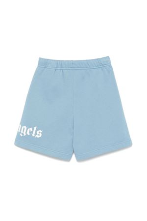 Pantaloncini con stampa Logo PALM ANGELS KIDS | PBCI006C99FLE0024203